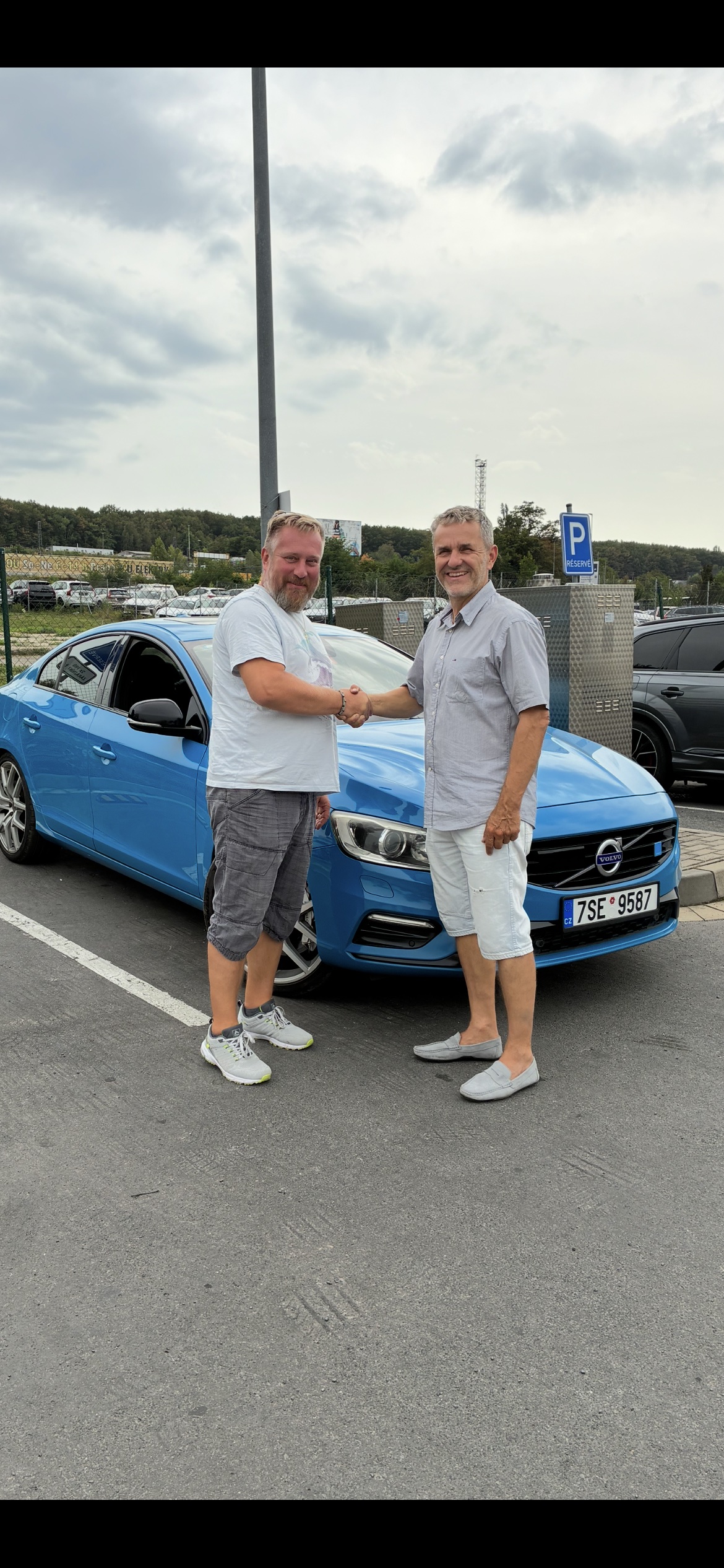 Předání vozu Volvo S60 Romanovi